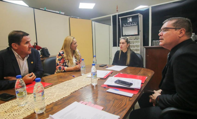 Integrantes de la Comisión de Familia y Personas Adultas Mayores se reunieron este lunes bajo la presidencia de la diputada Johana Vega. Foto: Gentileza