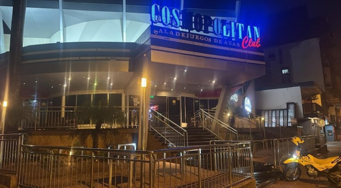 Casino visitado por delincuentes en Ciudad del Este. Foto: Gentileza.