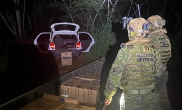 Un operativo de la Policía Militar del estado de Paraná permitió desarticular una maniobra de contrabando en aguas del Lago de Itaipú.Foto: Gentileza