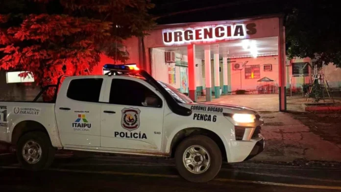 La pequeña fue llevada de urgencia al Hospital Distrital de Coronel Bogado, pero ya llegó sin signos de vida.Foto: Antonio Rolín.