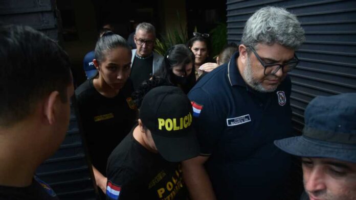 Dalia López fue detenida tras un allanamiento en una lujosa vivienda el pasado Jueves Santo.Foto: Gentileza-Ministerio Público.