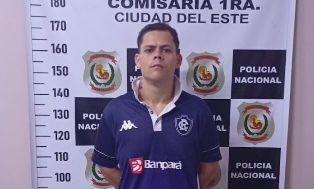 Gerson Moyses Benzecry (26) fue detenido tras la denuncia. Foto: Gentileza.