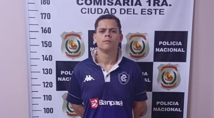 Gerson Moyses Benzecry (26) fue detenido tras la denuncia. Foto: Gentileza.