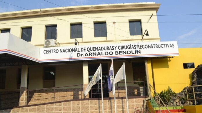 Fachada del Centro Nacional de Quemaduras y Cirugías Reconstructivas (Cenquer).Foto: Gentileza. Fachada del Centro Nacional de Quemaduras y Cirugías Reconstructivas (Cenquer).Foto: Gentileza.