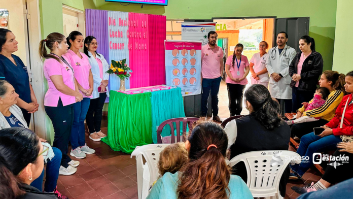 Promueven detección precoz del cáncer de mama en jornada educativa en Abaí Promueven detección precoz del cáncer de mama en jornada educativa en Abaí