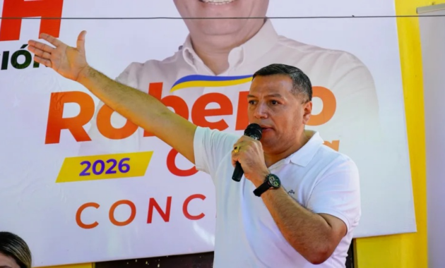 Los carteles del precandidato a concejal Roberto Cubilla se expanden por la ciudad de Luque.Foto: Facebook/Roberto Cubilla.
