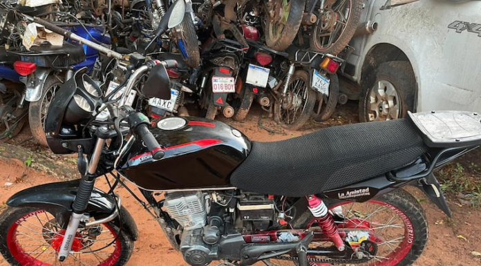 La motocicleta pudo ser recuperada. Foto: Gentileza.
