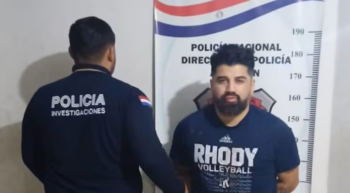 Cristian Eduardo Jaime Narváez (37) fue detenido tras el hecho. Foto: Gentileza. Cristian Eduardo Jaime Narváez (37) fue detenido tras el hecho. Foto: Gentileza.