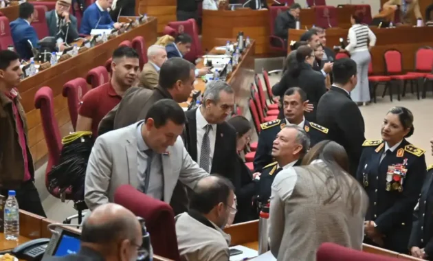 Durante la sesión ordinaria de este martes, la Cámara de Diputados concedió media sanción al proyecto que declara “estado de emergencia” al IPS.Foto: Rodrigo Villamayor (ÚH).