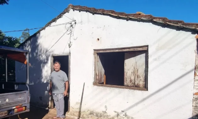 Don César Villalba, poblador de San Juan Bautista, Misiones, enfrenta desde hace años diversos problemas de salud.Foto: Vanessa Rodríguez.