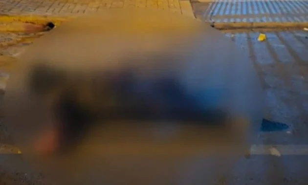 Uno de los delincuentes fue abatido.Foto: Captura.