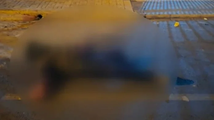 Uno de los delincuentes fue abatido.Foto: Captura.