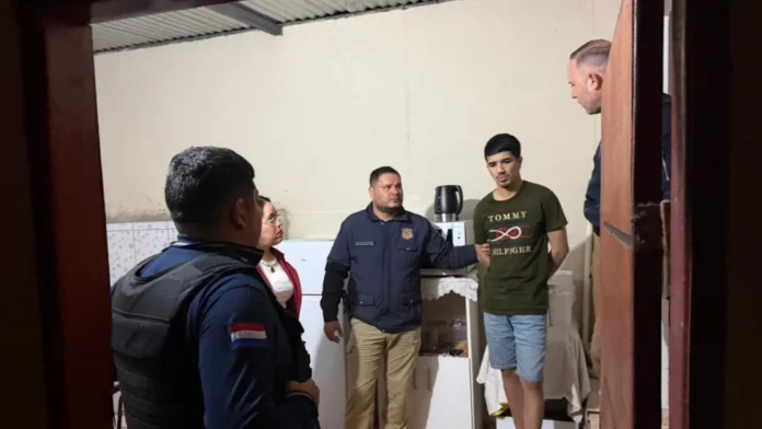 El detenido fue identificado como Marcos Gabriel Marín López, de 20 años.Foto: Édgar Medina. El detenido fue identificado como Marcos Gabriel Marín López, de 20 años.Foto: Édgar Medina.