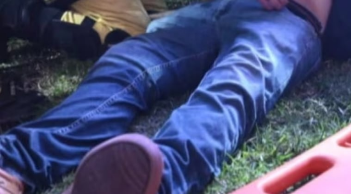 El hombre sufrió un infarto. El hombre sufrió un infarto.