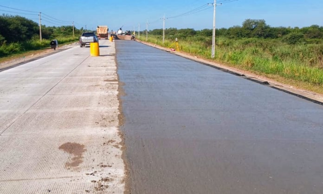 Primera ruta de hormigón del país supera los 14 kilómetros de pavimento ejecutado