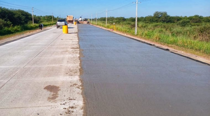 Primera ruta de hormigón del país supera los 14 kilómetros de pavimento ejecutado