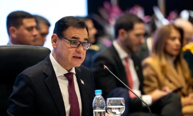 El canciller nacional, Rubén Ramírez en la Cumbre del Mercosur.Foto: Gentileza.