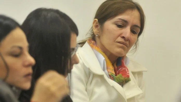 Absuelta. Lucía Sandoval, durante el juicio oral, donde la declararon inocente.Foto. Archivo.