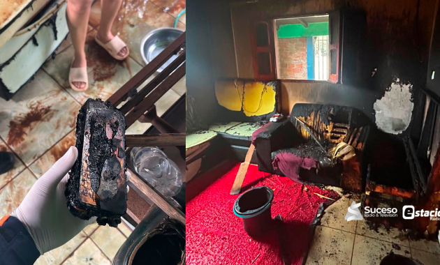 Los dueños creen que el aparato conectado habría sido el inicio del fuego.Facebook