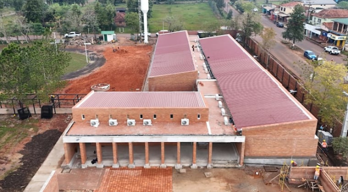 Las obras de modernización en el antiguo Colegio Paso Yobái registran un avance general del 93%. Foto: Gentileza. Las obras de modernización en el antiguo Colegio Paso Yobái registran un avance general del 93%. Foto: Gentileza.