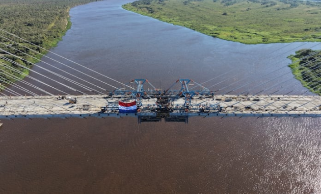 Puente de la Bioceánica entra en su etapa decisiva con la unión de Paraguay y Brasil