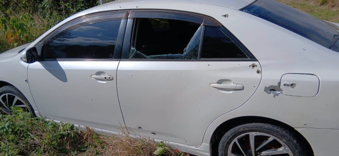 El automóvil en el que viajaba la víctima del presunto caso de gatillo fácil. Foto: Gentileza El automóvil en el que viajaba la víctima del presunto caso de gatillo fácil. Foto: Gentileza