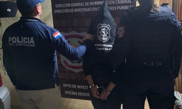 Sonia Mabel Fleitas Meza (25) fue detenida en Yby Pytá. Foto: Gentileza.