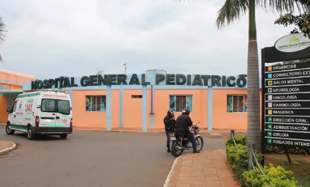 Más de 100 niños que están internados en el Hospital General Pediátrico Niños de Acosta Ñu y esperan ser sometidos al procedimiento de ablanción.Foto: Gentileza.