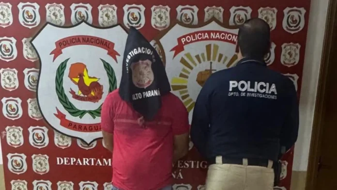 El procedimiento se realizó este martes sobre la Ruta Liberación, en el Departamento de San Pedro, tras tareas de inteligencia desarrolladas por los investigadores.Foto: Gentileza/Edgar Medina.