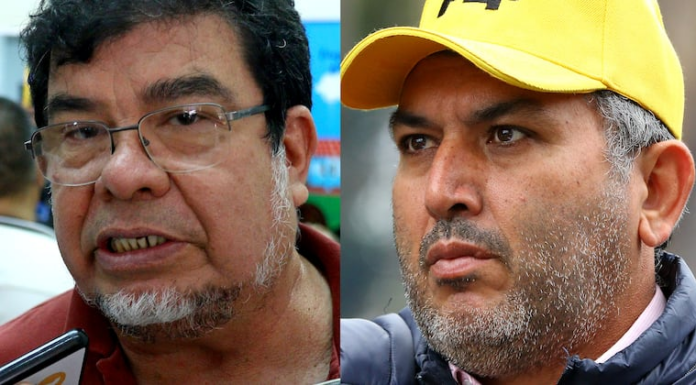 Gabriel Espínola y Silvio piris, sindicalistas. Gabriel Espínola y Silvio piris, sindicalistas.