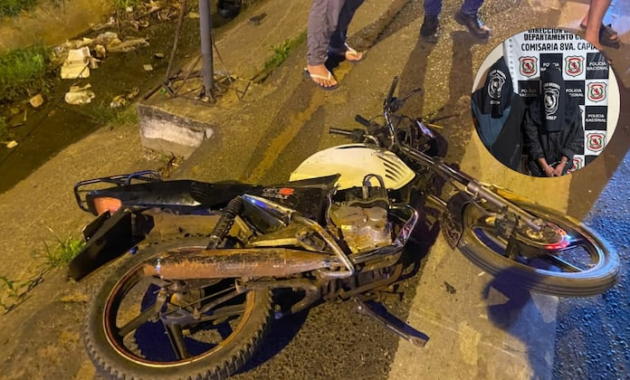 Persecución, choque y dos detenidos en Capiatá