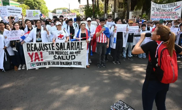 El Sindicado Nacional de Médicos (Sinamed) aclaró este lunes que no formó parte de la reunión llevada adelante con participación de la ministra de Salud, María Teresa Barán. Foto: Renato Delgado.